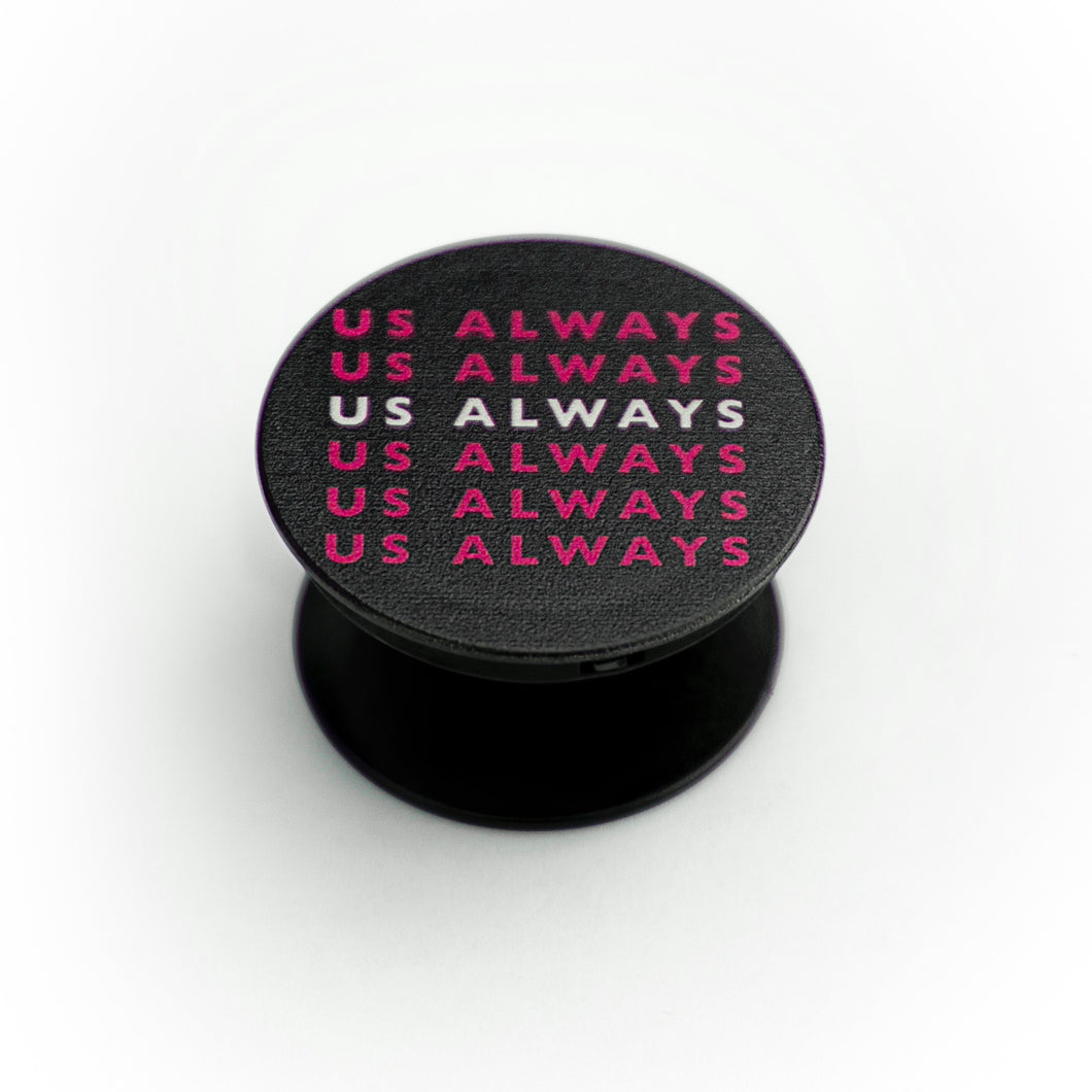 Neon Pink Stacked Phone Holder