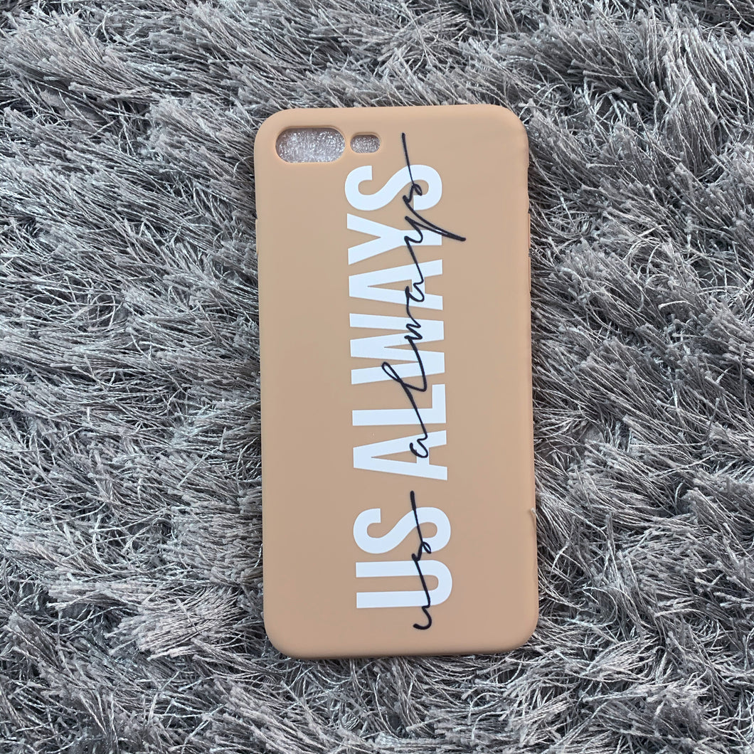 Nude Cursive Case