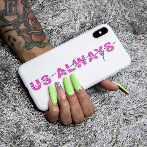 Neon White Phone Case