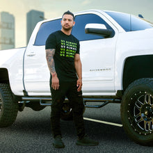 Load image into Gallery viewer, Neon Green Black Tee