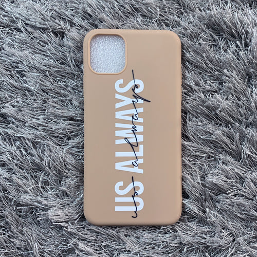 Nude Cursive Case