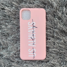 Load image into Gallery viewer, Pink Cursive Case