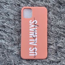 Load image into Gallery viewer, Salmon Cursive Case