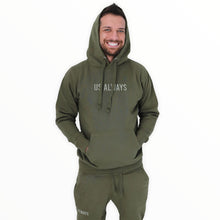 Load image into Gallery viewer, Olive Embroidery Hoodie