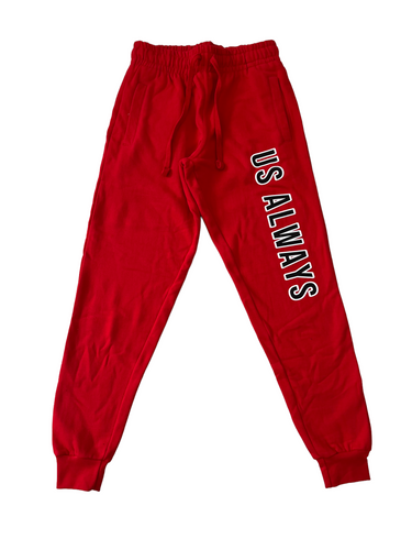 Red/Black Joggers