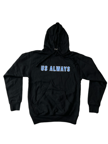 Black/Blue Hoodie